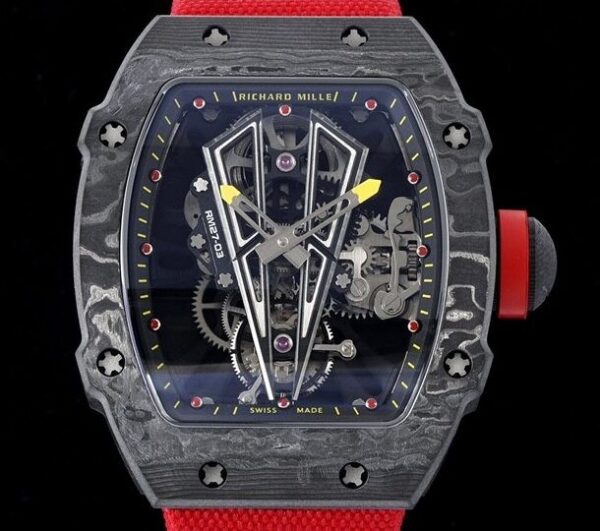 RM27-03 Red Nylon Strap Richard Mille Tourbillon RM Factory