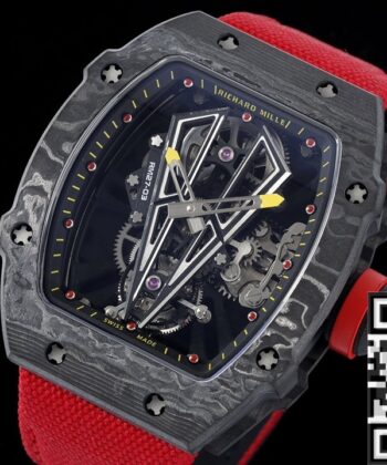 RM27-03 Red Nylon Strap Richard Mille Tourbillon RM Factory