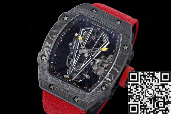 RM27-03 Red Nylon Strap Richard Mille Tourbillon RM Factory