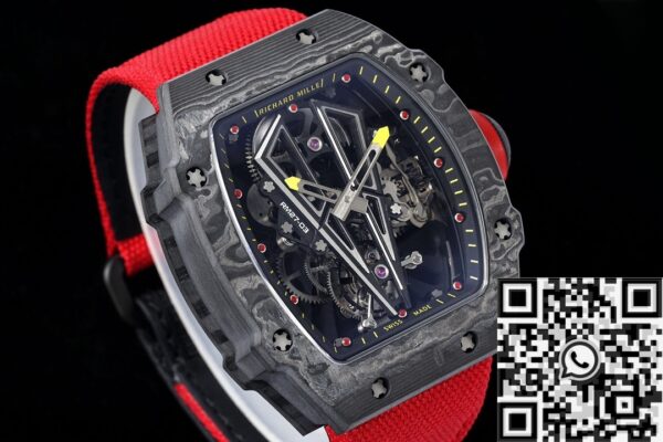 RM27-03 Red Nylon Strap Richard Mille Tourbillon RM Factory