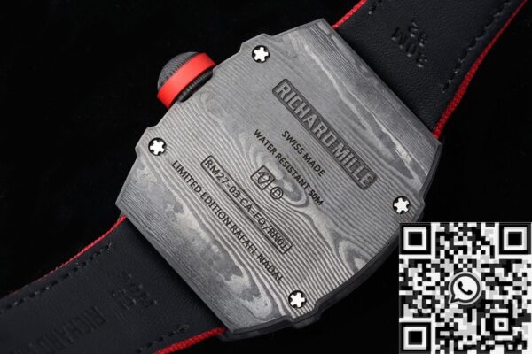 RM27-03 Red Nylon Strap Richard Mille Tourbillon RM Factory