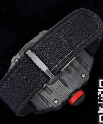 Richard Mille Fake RM27-03 Tourbillon Black Nylon Strap Watch
