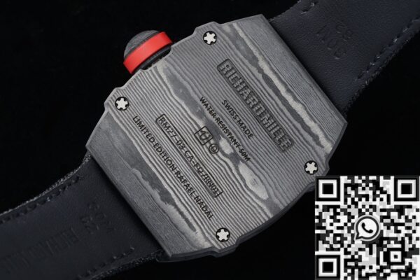 Richard Mille Fake RM27-03 Tourbillon Black Nylon Strap Watch