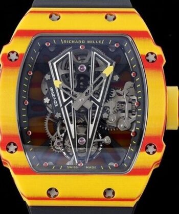 RM27-03 Black Rubber Strap Richard Mille Tourbillon RM Factory
