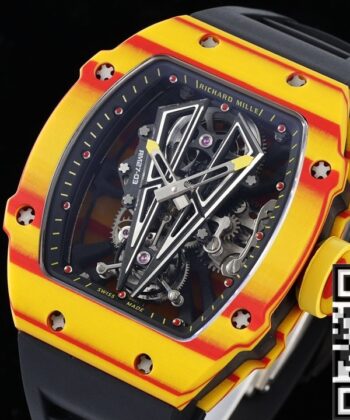 RM27-03 Black Rubber Strap Richard Mille Tourbillon RM Factory