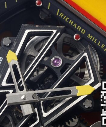 RM27-03 Black Rubber Strap Richard Mille Tourbillon RM Factory