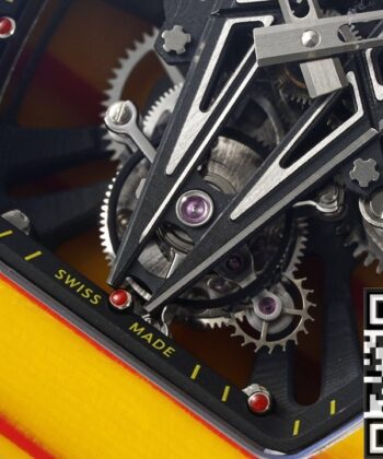 RM27-03 Black Rubber Strap Richard Mille Tourbillon RM Factory
