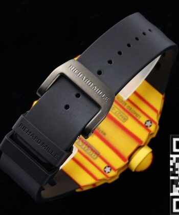 RM27-03 Black Rubber Strap Richard Mille Tourbillon RM Factory