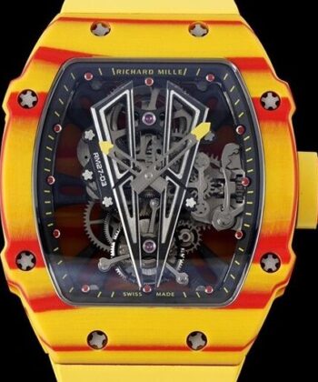 RM27-03 Yellow Rubber Strap Richard Mille Tourbillon RM Factory