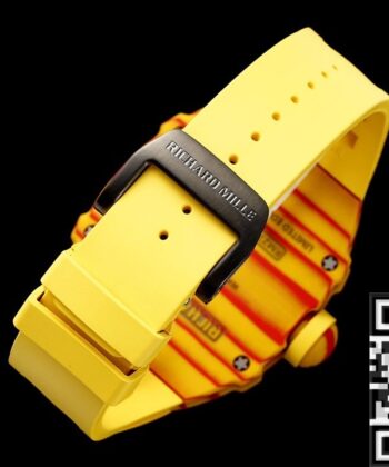 RM27-03 Yellow Rubber Strap Richard Mille Tourbillon RM Factory