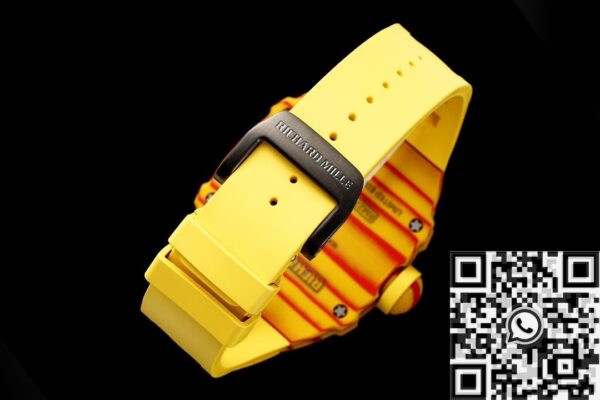 RM27-03 Yellow Rubber Strap Richard Mille Tourbillon RM Factory
