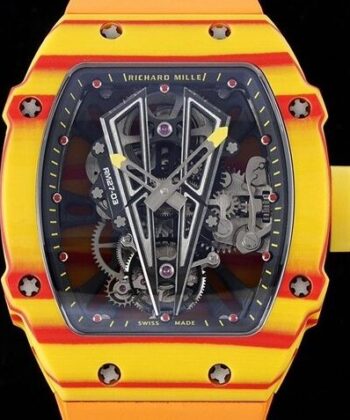 RM27-03 Orange Rubber Strap Richard Mille Tourbillon RM Factory