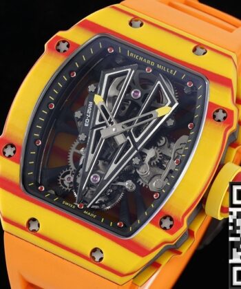 RM27-03 Orange Rubber Strap Richard Mille Tourbillon RM Factory
