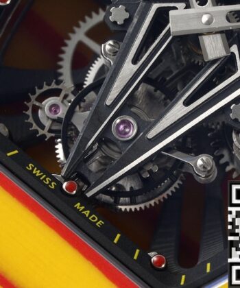 RM27-03 Orange Rubber Strap Richard Mille Tourbillon RM Factory
