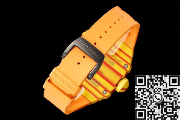RM27-03 Orange Rubber Strap Richard Mille Tourbillon RM Factory