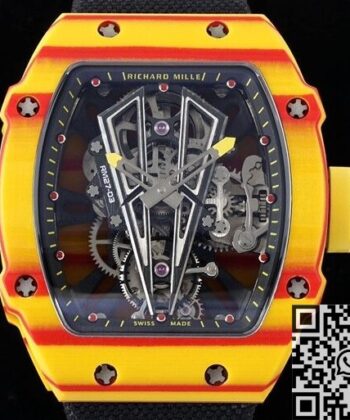 RM27-03 Black Nylon Strap Richard Mille Tourbillon RM Factory