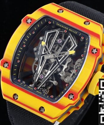 RM27-03 Black Nylon Strap Richard Mille Tourbillon RM Factory