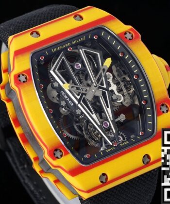 RM27-03 Black Nylon Strap Richard Mille Tourbillon RM Factory