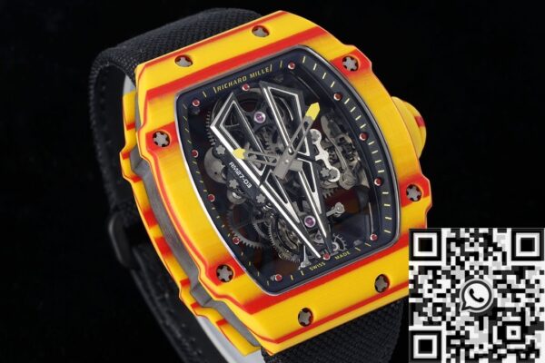 RM27-03 Black Nylon Strap Richard Mille Tourbillon RM Factory