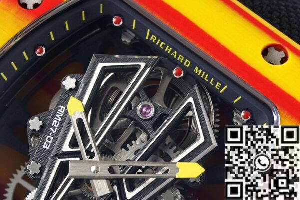 RM27-03 Black Nylon Strap Richard Mille Tourbillon RM Factory