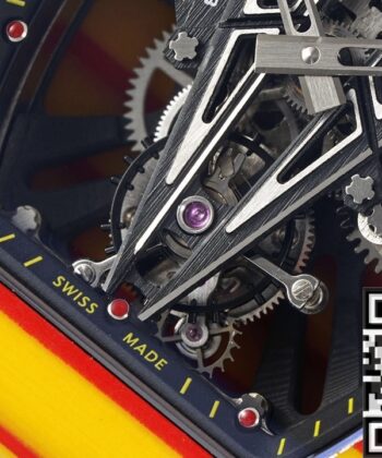 RM27-03 Black Nylon Strap Richard Mille Tourbillon RM Factory