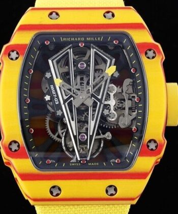 RM27-03 Yellow Nylon Strap Richard Mille Tourbillon RM Factory