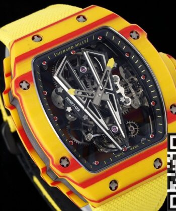 RM27-03 Yellow Nylon Strap Richard Mille Tourbillon RM Factory