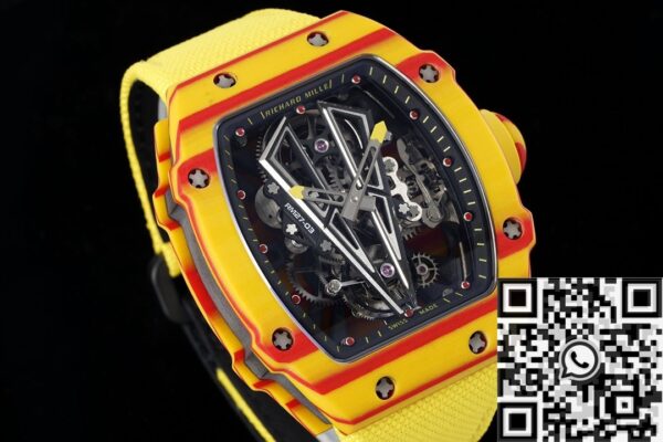 RM27-03 Yellow Nylon Strap Richard Mille Tourbillon RM Factory