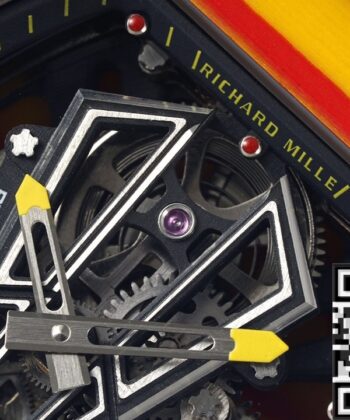 RM27-03 Yellow Nylon Strap Richard Mille Tourbillon RM Factory