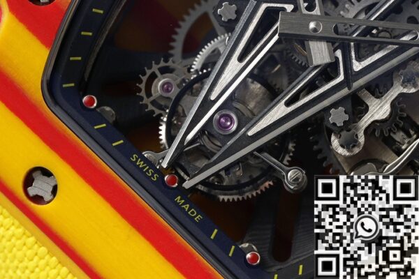 RM27-03 Yellow Nylon Strap Richard Mille Tourbillon RM Factory