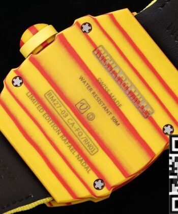 RM27-03 Yellow Nylon Strap Richard Mille Tourbillon RM Factory