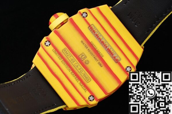 RM27-03 Yellow Nylon Strap Richard Mille Tourbillon RM Factory