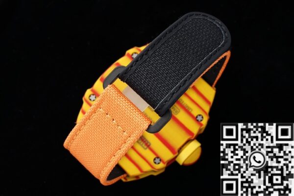 RM27-03 Orange Watch Richard Mille Tourbillon Nylon Strap Watch