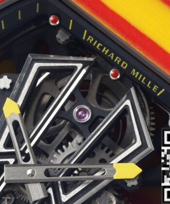 RM27-03 Orange Watch Richard Mille Tourbillon Nylon Strap Watch