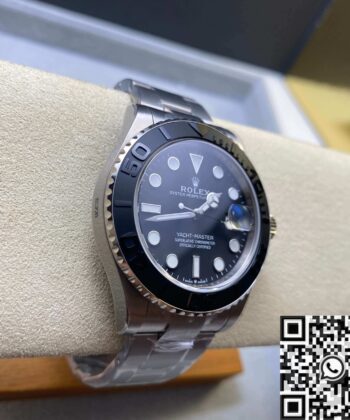 Yacht Master 42MM Watch Rolex M226627-0001 Pure Black Dial