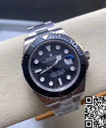 Yacht Master 42MM Watch Rolex M226627-0001 Pure Black Dial