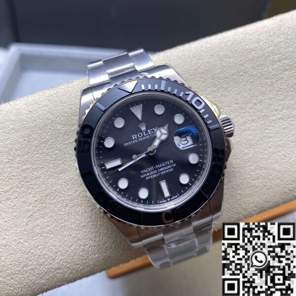 Yacht Master 42MM Watch Rolex M226627-0001 Pure Black Dial