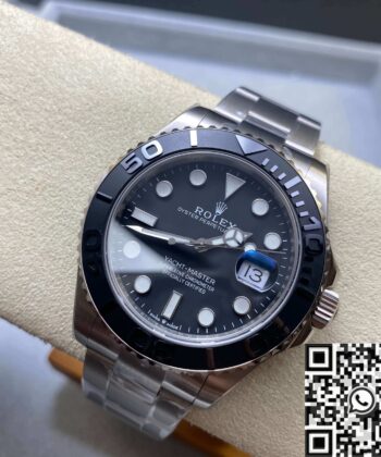 Yacht Master 42MM Watch Rolex M226627-0001 Pure Black Dial