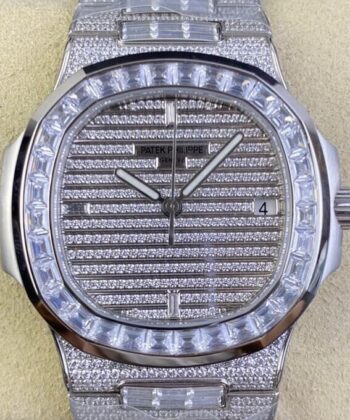 Nautilus Patek Philippe 5719/10G-010 Full Diamond TW Factory
