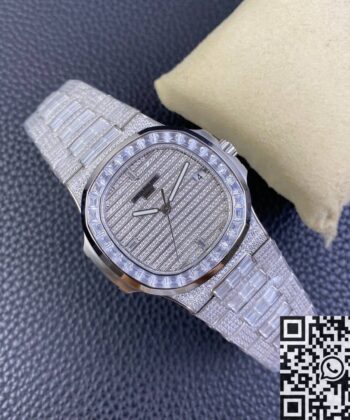 Nautilus Patek Philippe 5719/10G-010 Full Diamond TW Factory