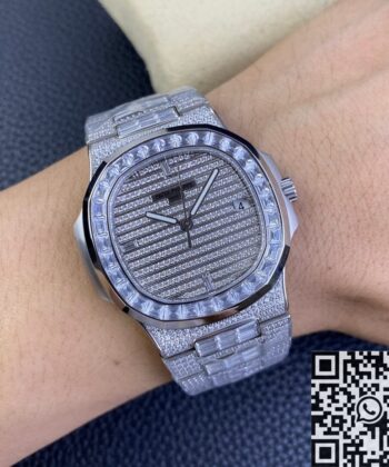 Nautilus Patek Philippe 5719/10G-010 Full Diamond TW Factory