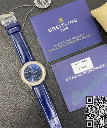 Breitling Navitimer A17326211C1P3 Blue Dial Watch V7 Factory