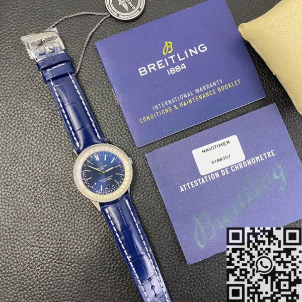 Breitling Navitimer A17326211C1P3 Blue Dial Watch V7 Factory