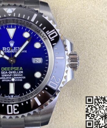 Rolex Sea-Dweller Replica M126660-0002 Gradient Blue Watch