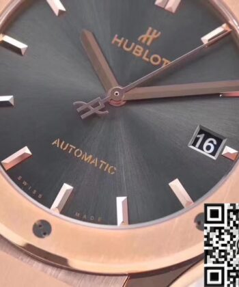 Hublot Classic Fusion Aero​ 511.OX.7081.LR 18K Gold Grey Dial