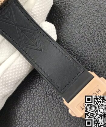 Hublot Big Bang Copy Gold Case Diamonds Watch WWF Factory