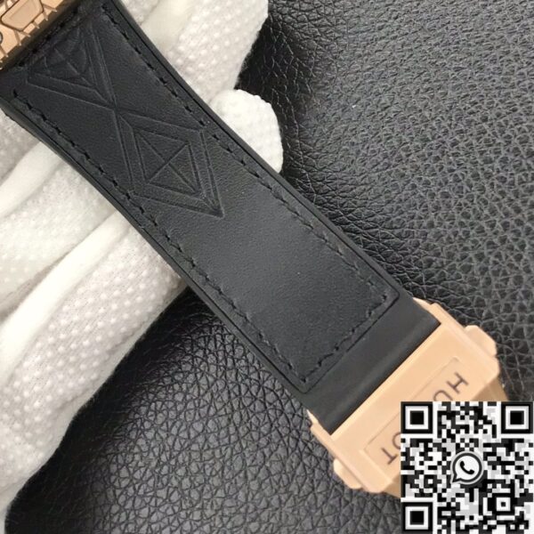 Hublot Big Bang Copy Gold Case Diamonds Watch WWF Factory