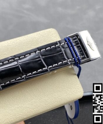 Breitling Navitimer Watch AB0127211C1A1 Blue Dial Leather Strap