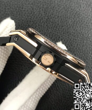 Hublot Big Bang Copy Gold Case Diamonds Watch WWF Factory