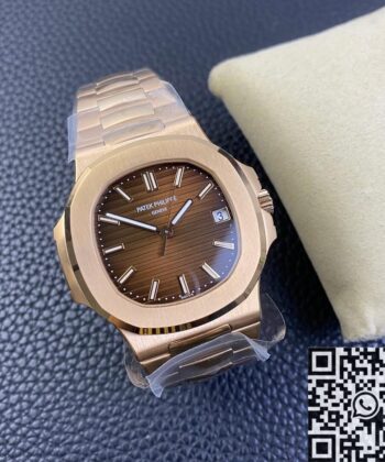 Patek Philippe Rose Gold Nautilus 5711/1R-001 Watch 3K Factory